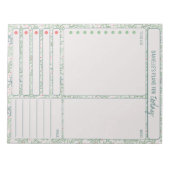 Bloc-note Planificateur quotidien Végétation d'hiver Note Li (Devant)