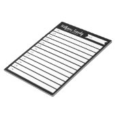 Bloc-note Planification quotidienne de la famille personnali (Incliné)