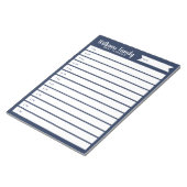 Bloc-note Planification quotidienne de la famille personnali (Incliné)