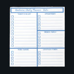 Bloc-note Planneur quotidien Simple Moderne Professionnel<br><div class="desc">Cela semble être un simple planificateur quotidien, mais il est beaucoup plus puissant. Il est assez concis pour pouvoir terminer la nuit avant ou la première chose du matin. Et il vous aidera à vous concentrer sur ce qui est vraiment important pour accomplir cette journée, à commencer par identifier vos...</div>