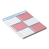 Bloc-note Planneur quotidien Simple Moderne Professionnel (Incliné)