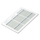 Bloc-note Plannière quotidienne professionnelle simple et mo (Incliné)