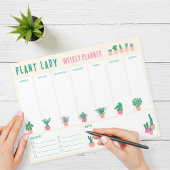 Bloc-note Plante Lady Weekly Planner