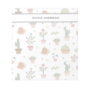 Bloc-note Plante mignons et succulents