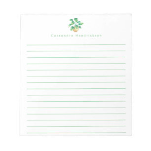 Bloc-note Plante Monstera Bohème Minimaliste Personnalisée V