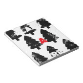 Bloc-note Plantez un motif d'arbre (Incliné)