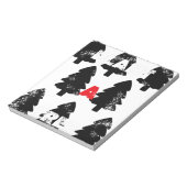 Bloc-note Plantez un motif d'arbre (Tourné)