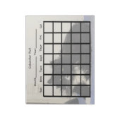 Bloc-note Plaque de calendrier (Tourné)