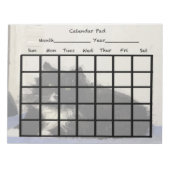 Bloc-note Plaque de calendrier (Devant)