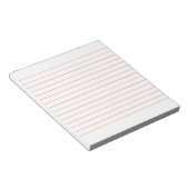 Bloc-note Plaque de mémo avec lignes Business Lined Red Clas (Incliné)