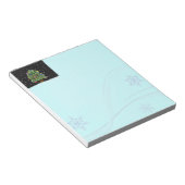 Bloc-note Plaque de mémo de l'arbre de Noël (Incliné)