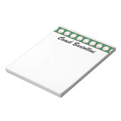 Bloc-note Plaque de notes de baseball scolaire - SRF (Tourné)