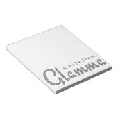 Bloc-note Plaque de notes de glamme (Incliné)