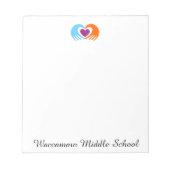 Bloc-note Plaque de notes scolaires - SRF (Devant)