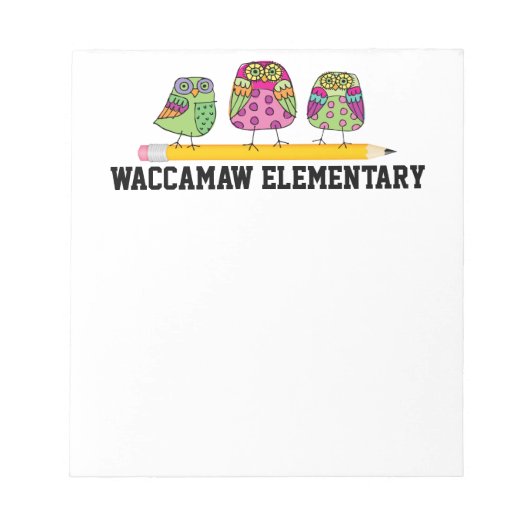 Bloc-note Plaque de notes scolaires - SRF (Devant)