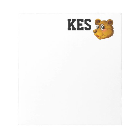 Bloc-note Plaque de notes scolaires - SRF (Devant)