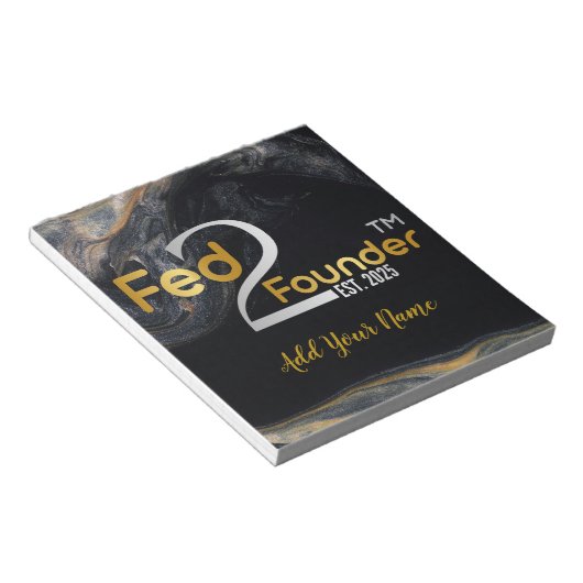 Bloc-note Plaque Fed2Founder (Incliné)