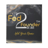 Bloc-note Plaque Fed2Founder (Devant)