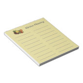 Bloc-note Plaque-mère Modèle de cuisine à doublure jaune dou (Incliné)