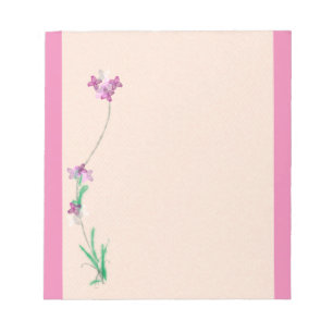Bloc-note Plaque-note rose