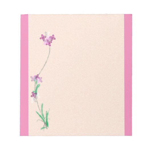 Bloc-note Plaque-note rose (Devant)