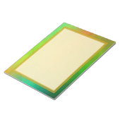 Bloc-note Plaque Plasma verte à grille 8,5 x 11 (Incliné)