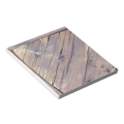Bloc-note Plaque texturée en bois patiné (Incliné)