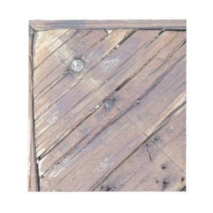 Bloc-note Plaque texturée en bois patiné