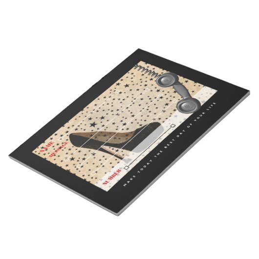 Bloc-note Plaques de mémo de message de contact téléphonique (Incliné)