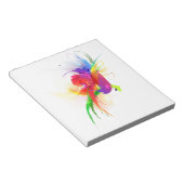 Bloc-note Plaques de peinture Abstraites Rainbow Lorikeet (Incliné)