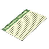 Bloc-note Plaques en bois vert Grand Mémo Pad (Incliné)