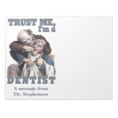 Bloc-note Plaquettes de notes d'humour DENTIST (Devant)