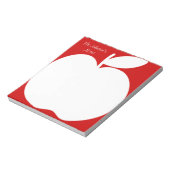 Bloc-note Plaquettes de notes en rouge cerise pour enseignan (Tourné)