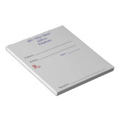 Bloc-note Plaquettes de prescription manuelles (Gris) (Incliné)