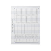 Bloc-note Plats Prêts & Planificateur Hebdomadaire de Repas (Tourné)
