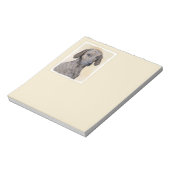 Bloc-note Plott Peinture - Cute Original Chien Art (Tourné)