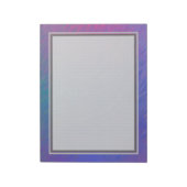 Bloc-note Pluie Plasma Bleu Grille 8,5 x 11 (Tourné)