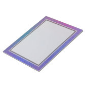 Bloc-note Pluie Plasma Bleu Grille 8,5 x 11 (Incliné)
