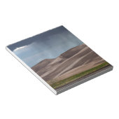 Bloc-note Pluie sur les grandes dunes de sable (Incliné)