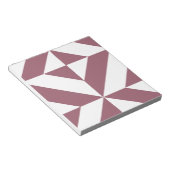 Bloc-note Plum Geometric Deco Cube Pattern (Incliné)