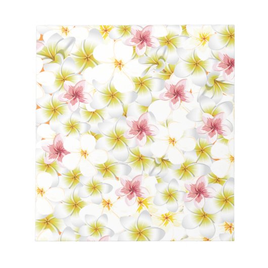 Bloc-note Plumeria Love Me (Devant)