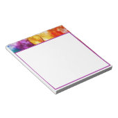 Bloc-note Plumes brillantes (Incliné)