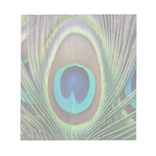 Bloc-note Plumes de paon