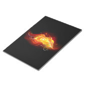Bloc-note Plumes de paquetage de feu (Incliné)