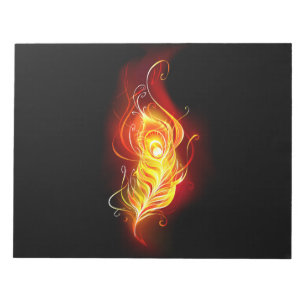 Bloc-note Plumes de paquetage de feu