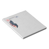 Bloc-note Plumes et flèches Boho personnalisées (Incliné)