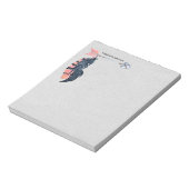 Bloc-note Plumes et flèches Boho personnalisées (Tourné)