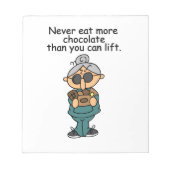 Bloc-note Plus d'Humours au chocolat (Devant)