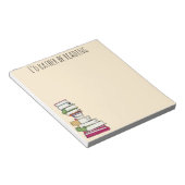 Bloc-note Plutôt en train de lire sur Notepad (Incliné)