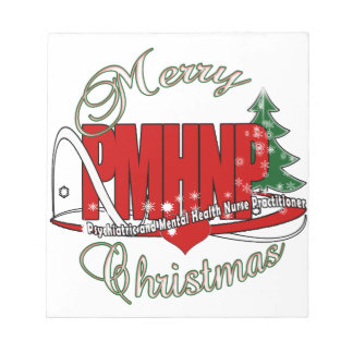 Bloc-note PMHNP CHRISTMAS Infirmière psychiatrique en santé